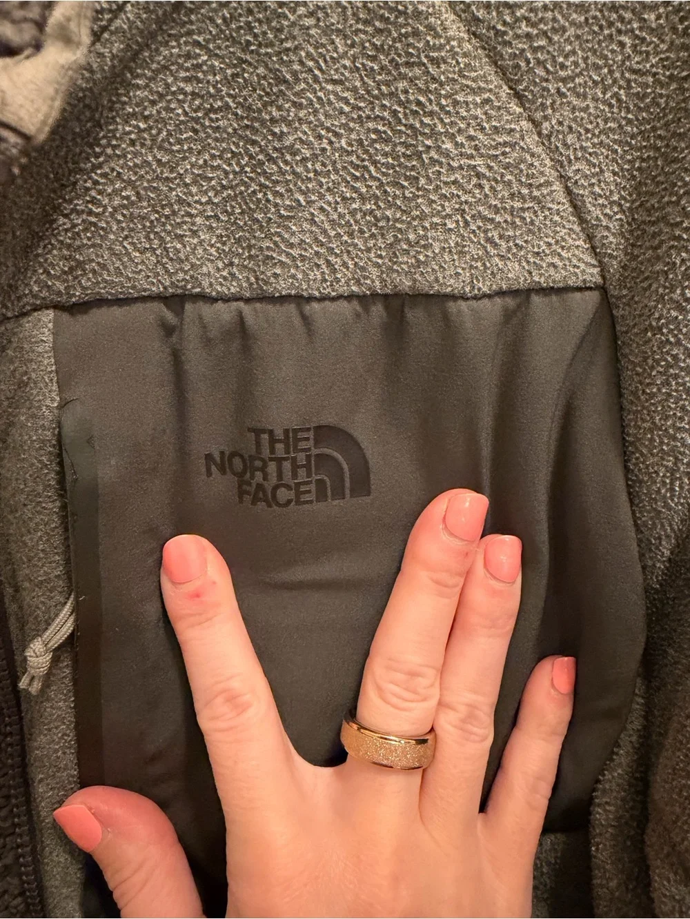 The North Face Men’s Gray Lightweight Fleece Jacket
